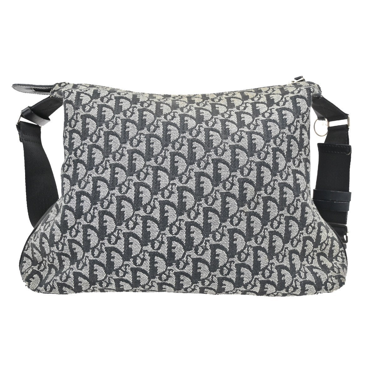 Christian Dior Vintage Trotter Messenger Bag Diorissimo Canvas