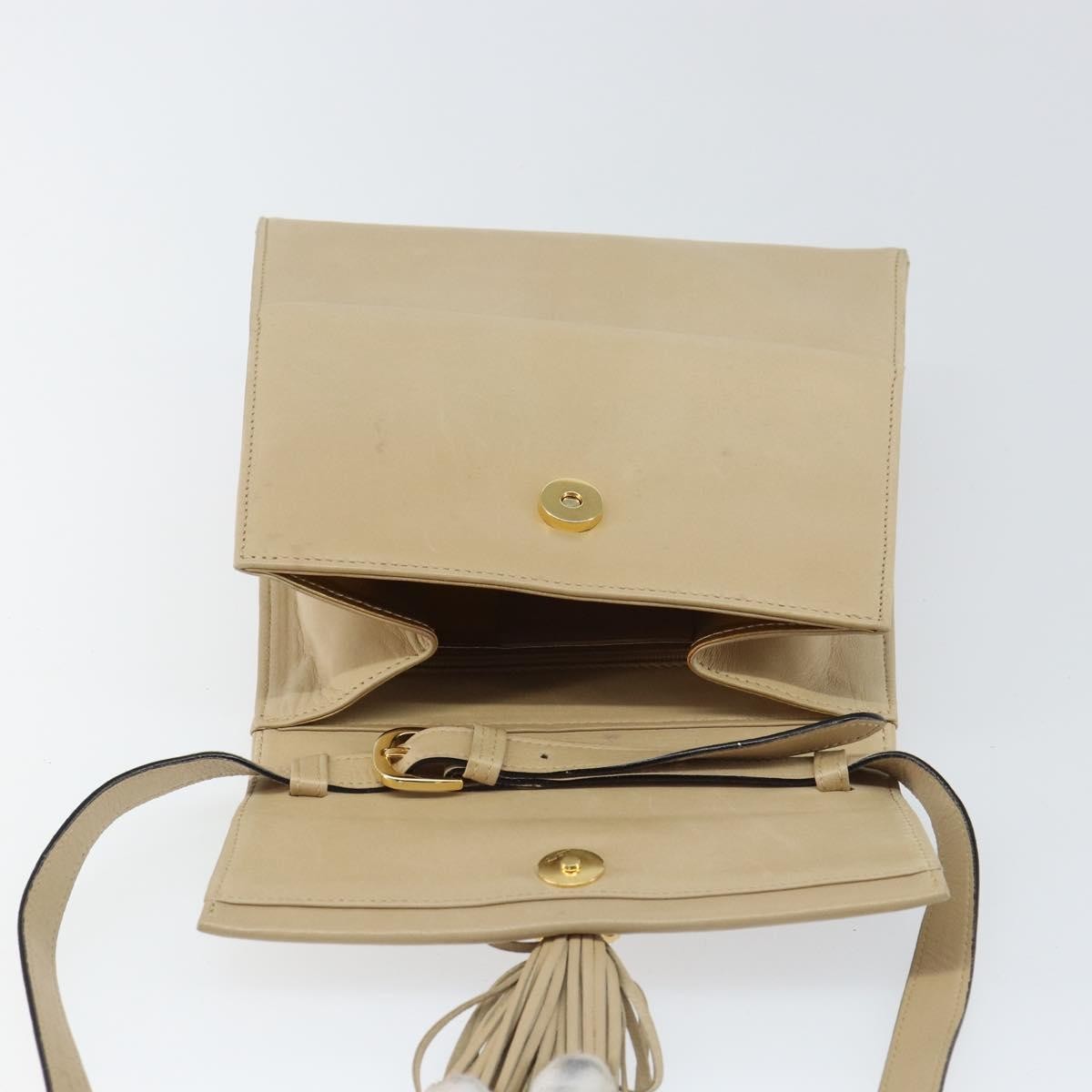 Salvatore Ferragamo Vintage Flap Shoulder Bag Leather