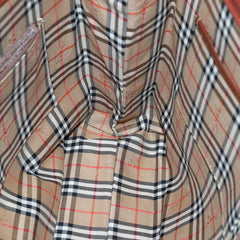 Burberry Handle Tote Leather