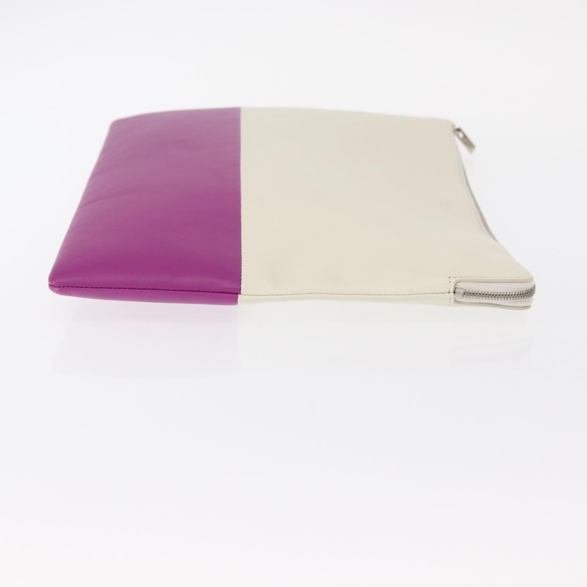 Celine Bicolor Solo Clutch Leather