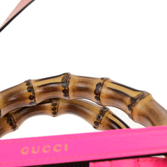 Gucci Diana NM Bamboo Handle Tote Leather