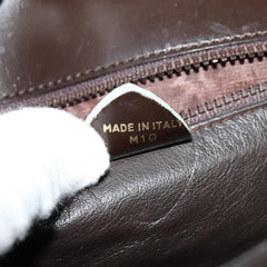 Celine Vintage Circle Logo Crossbody Bag Leather