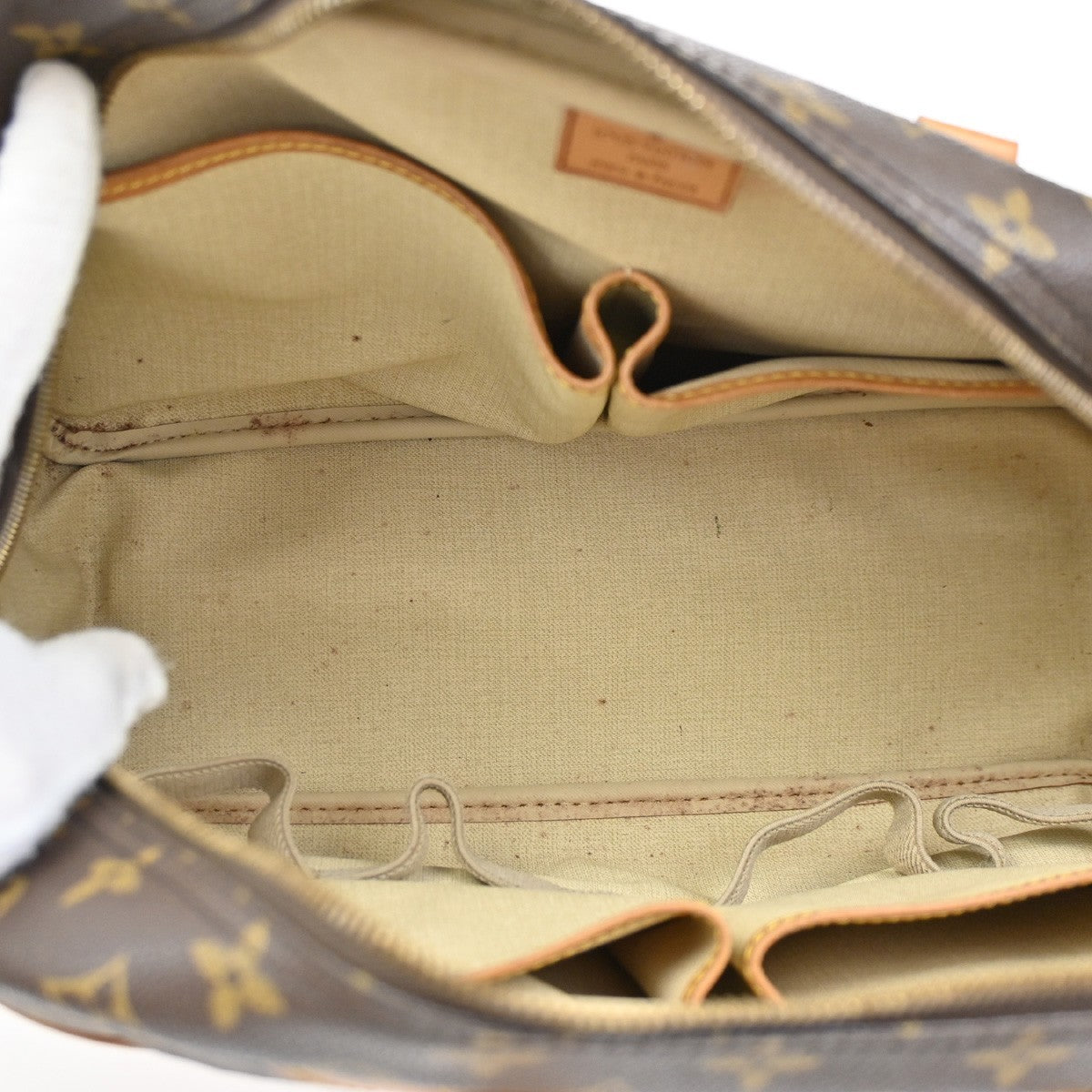 Louis Vuitton Deauville Handbag Monogram Canvas