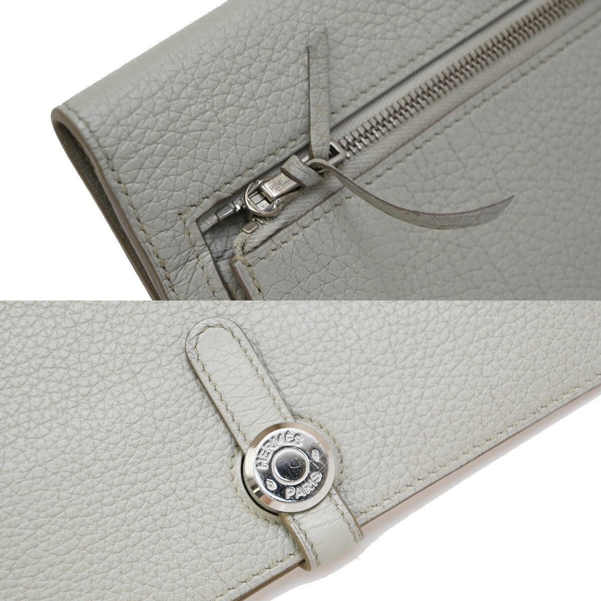 Hermes Dogon Duo Combined Wallet Leather