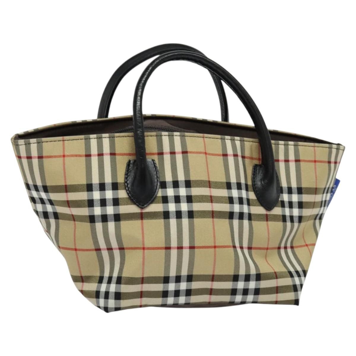 Burberry Nova Check Tote Nylon