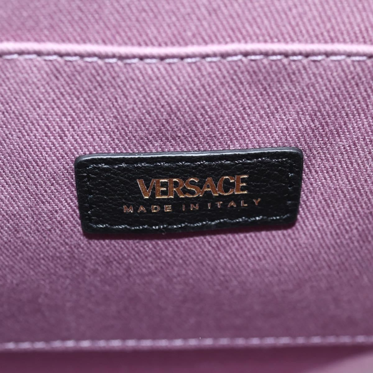 Versace La Medusa Top Handle Bag Leather