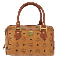 MCM Visetos logogramme Handbag Canvas and Leather
