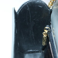 Salvatore Ferragamo Vintage Flap Chain Shoulder Bag Leather