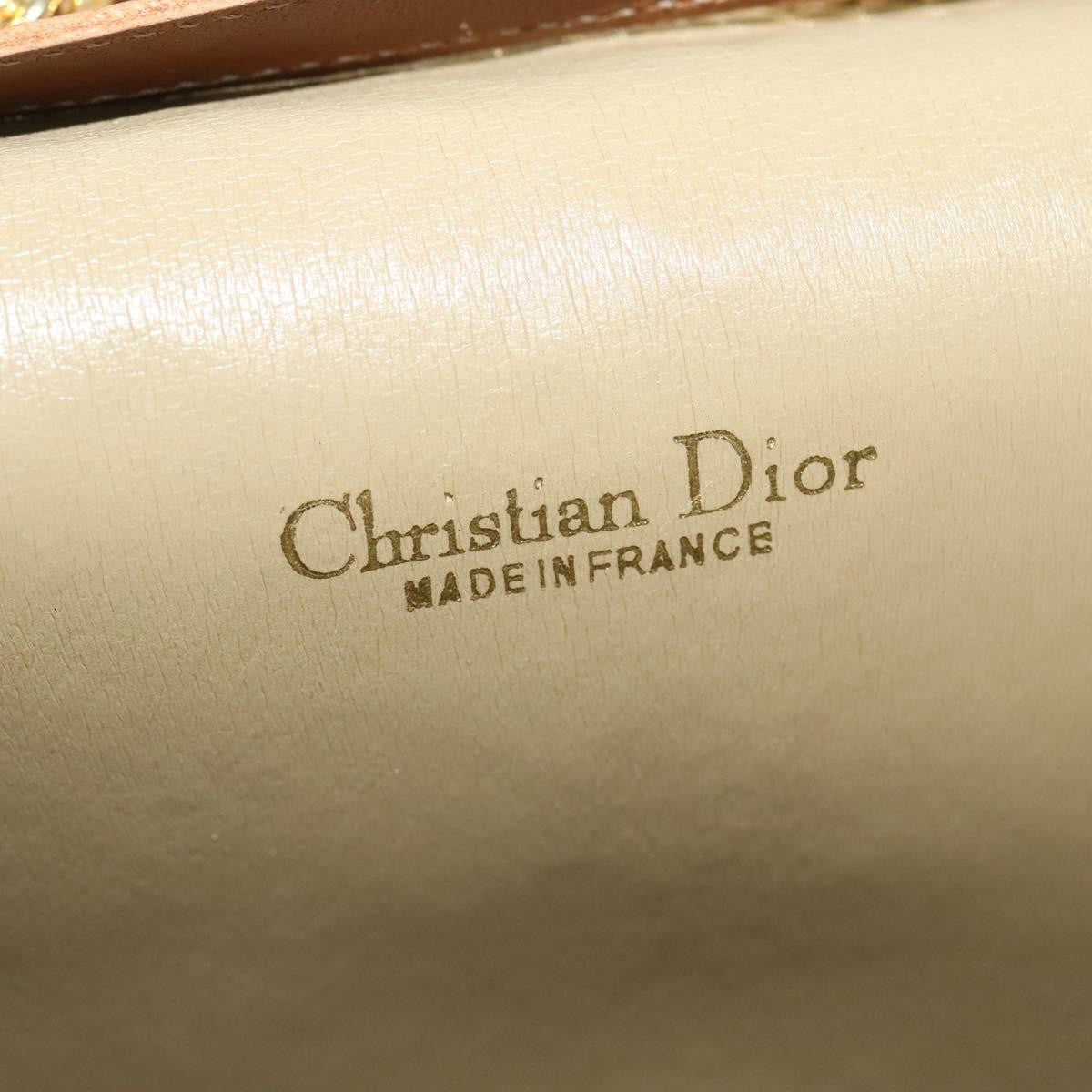 Christian Dior Vintage Honeycomb chain Canvas
