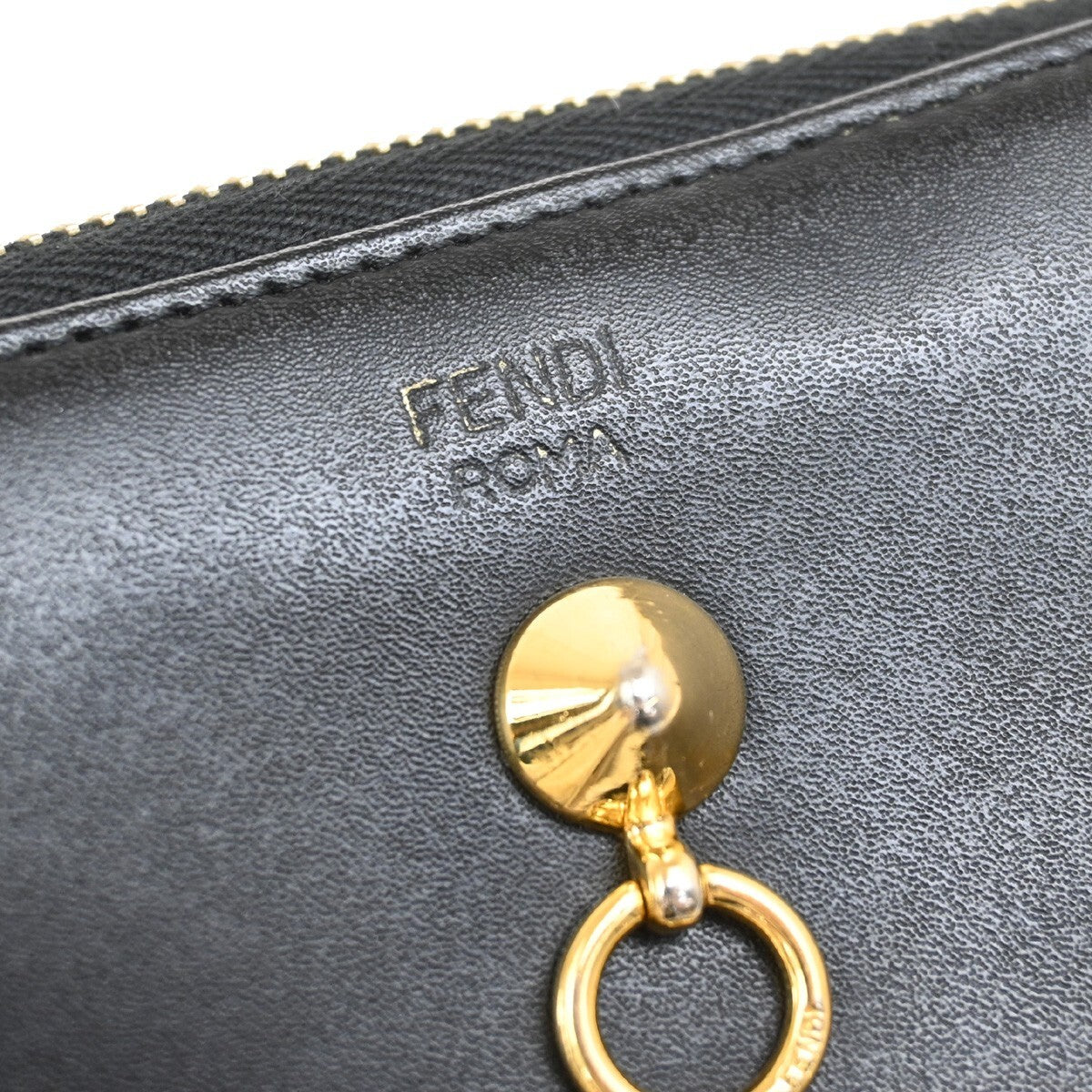 Fendi By The Way Zip Around Wallet Leather