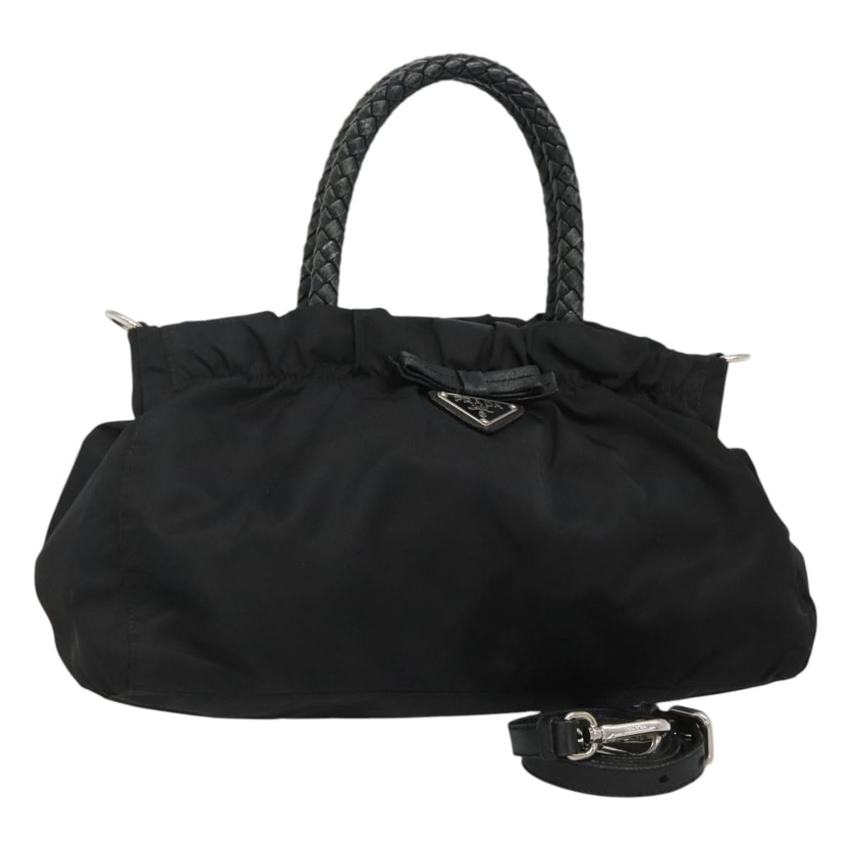 Prada Convertible Bow Tote Tessuto
