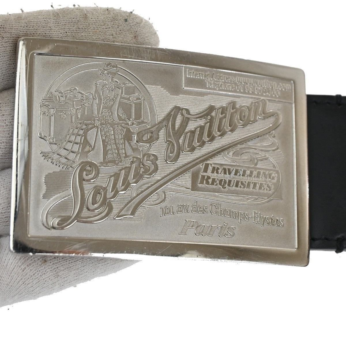 Louis Vuitton Travelling Requisites Belt Leather