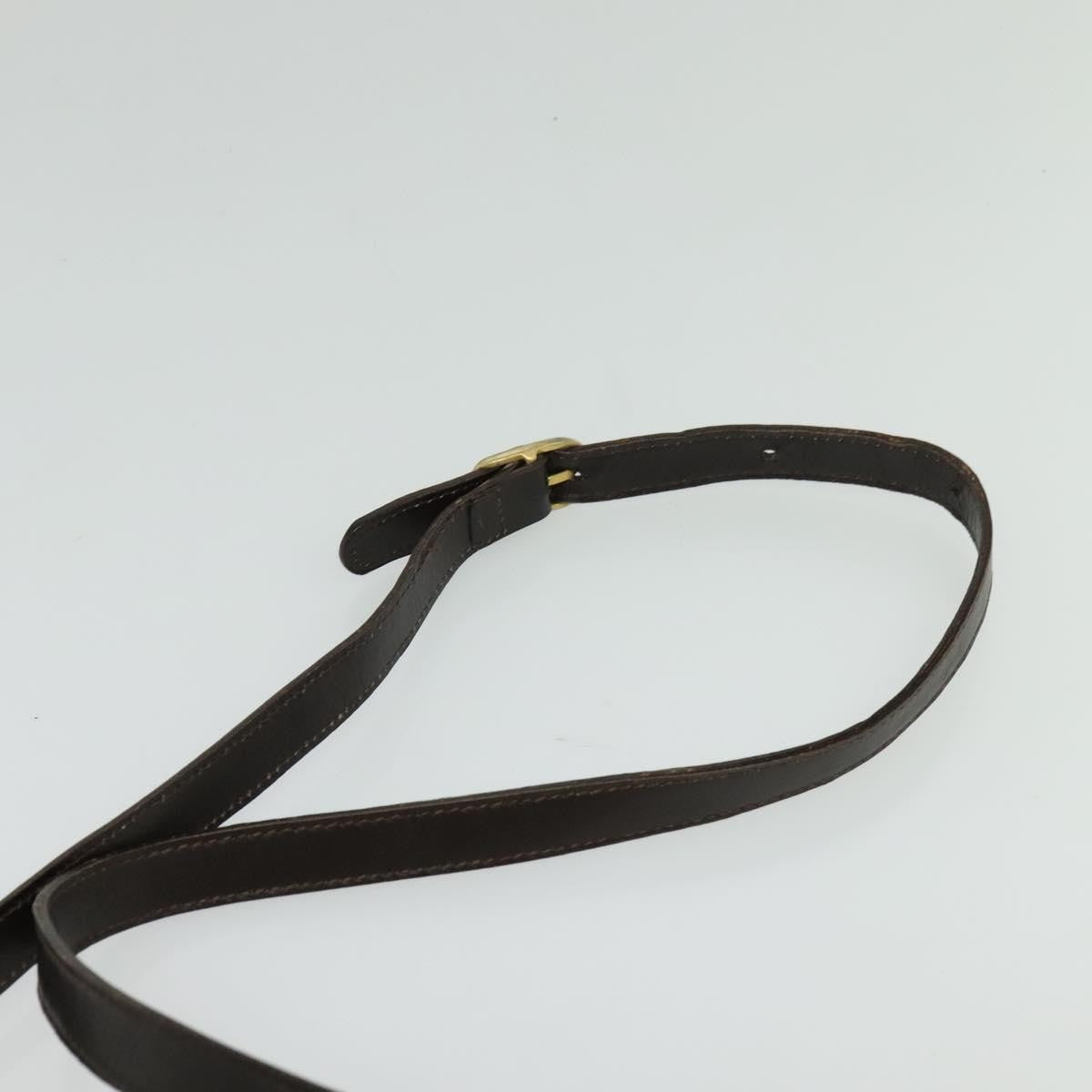 Celine C Sulky Shoulder bag Canvas and Leather