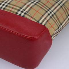 Burberry Nova Check Tote canvas check pattern