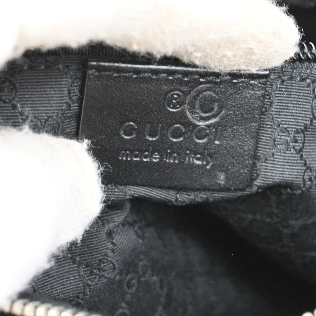 Gucci Vintage Shoulder Bag Canvas