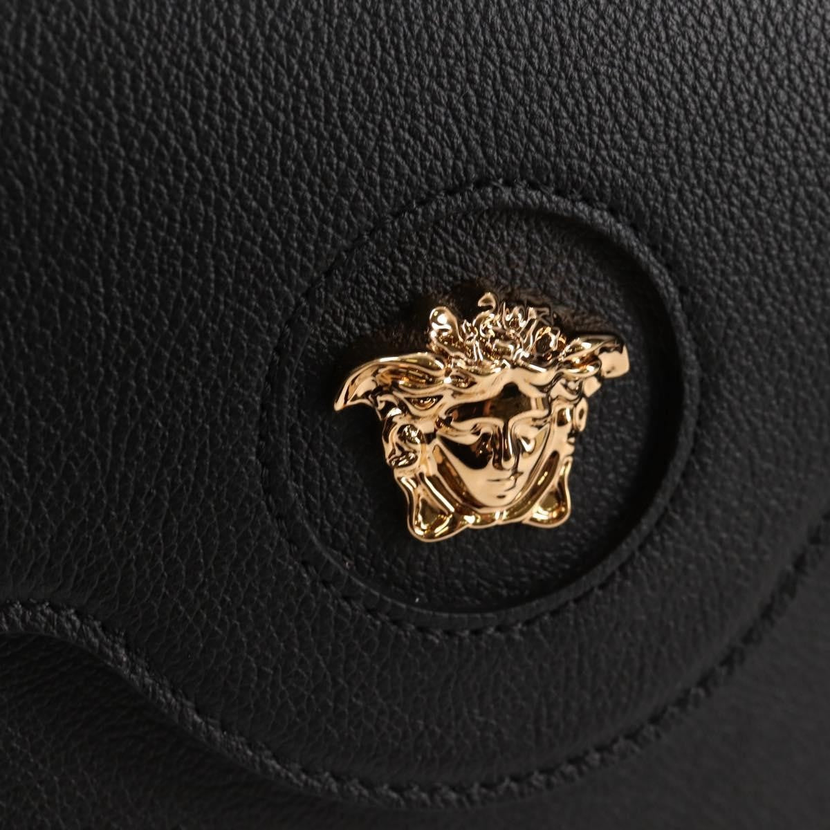 Versace La Medusa Top Handle Bag Leather