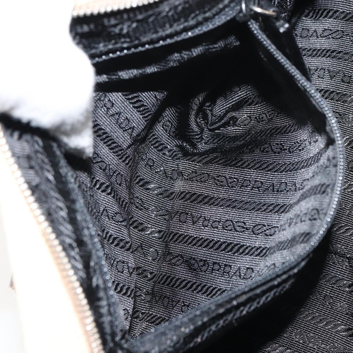 Prada Bowler Bag Canvas with Leather