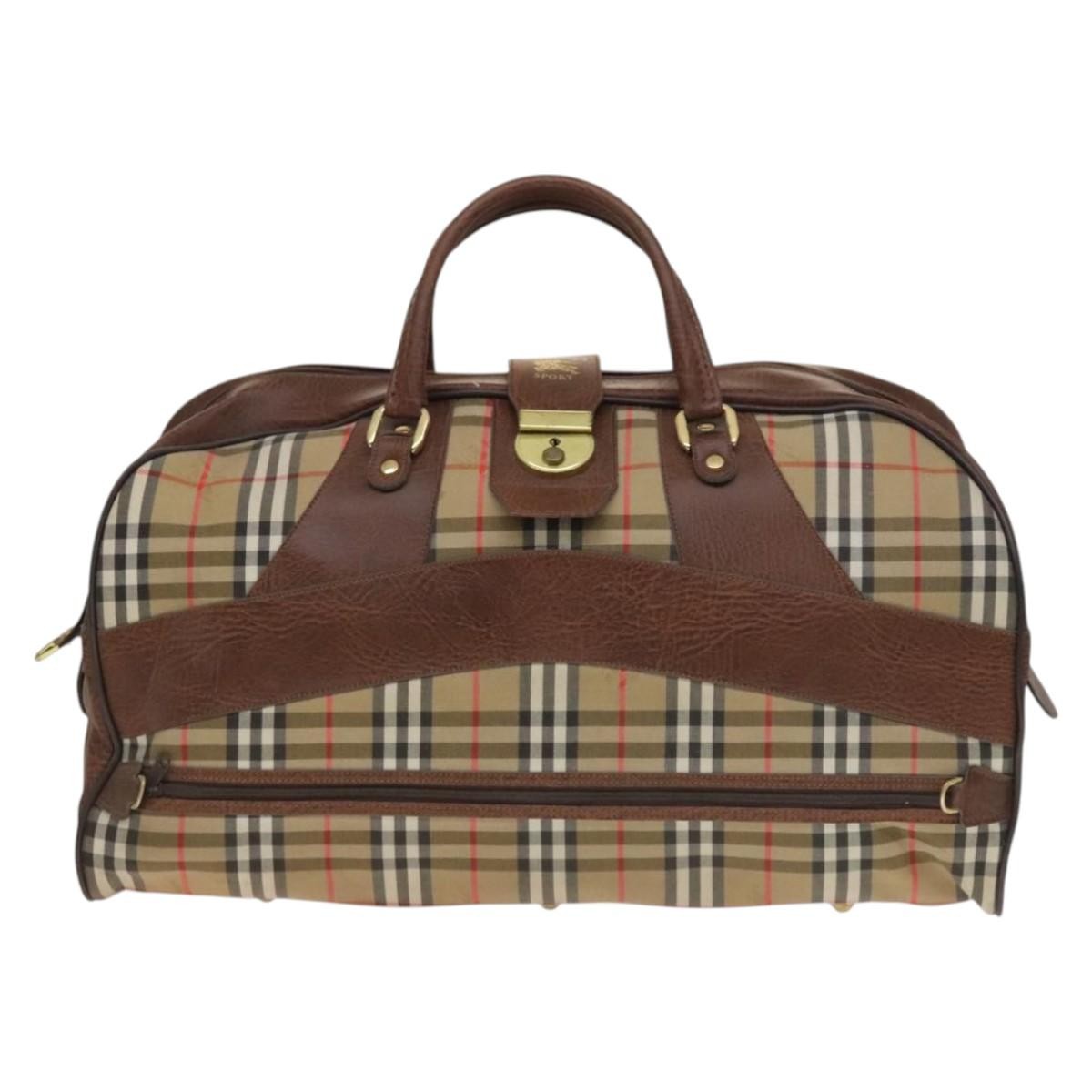Burberry Nova check boston bag Canvas