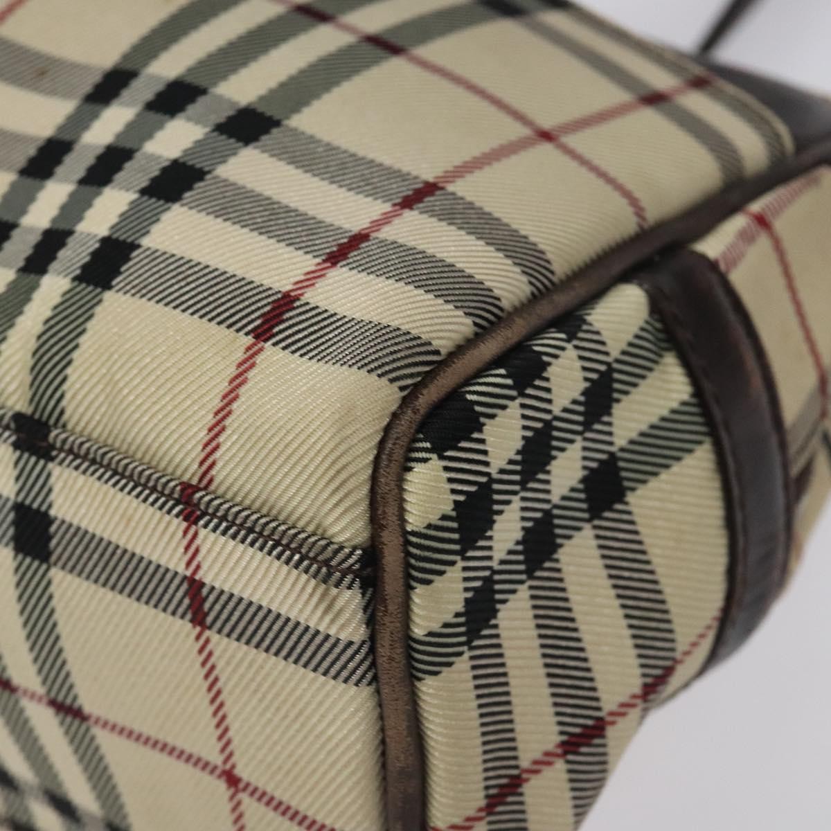 Burberry Nova Check Bowling Bag Canvas