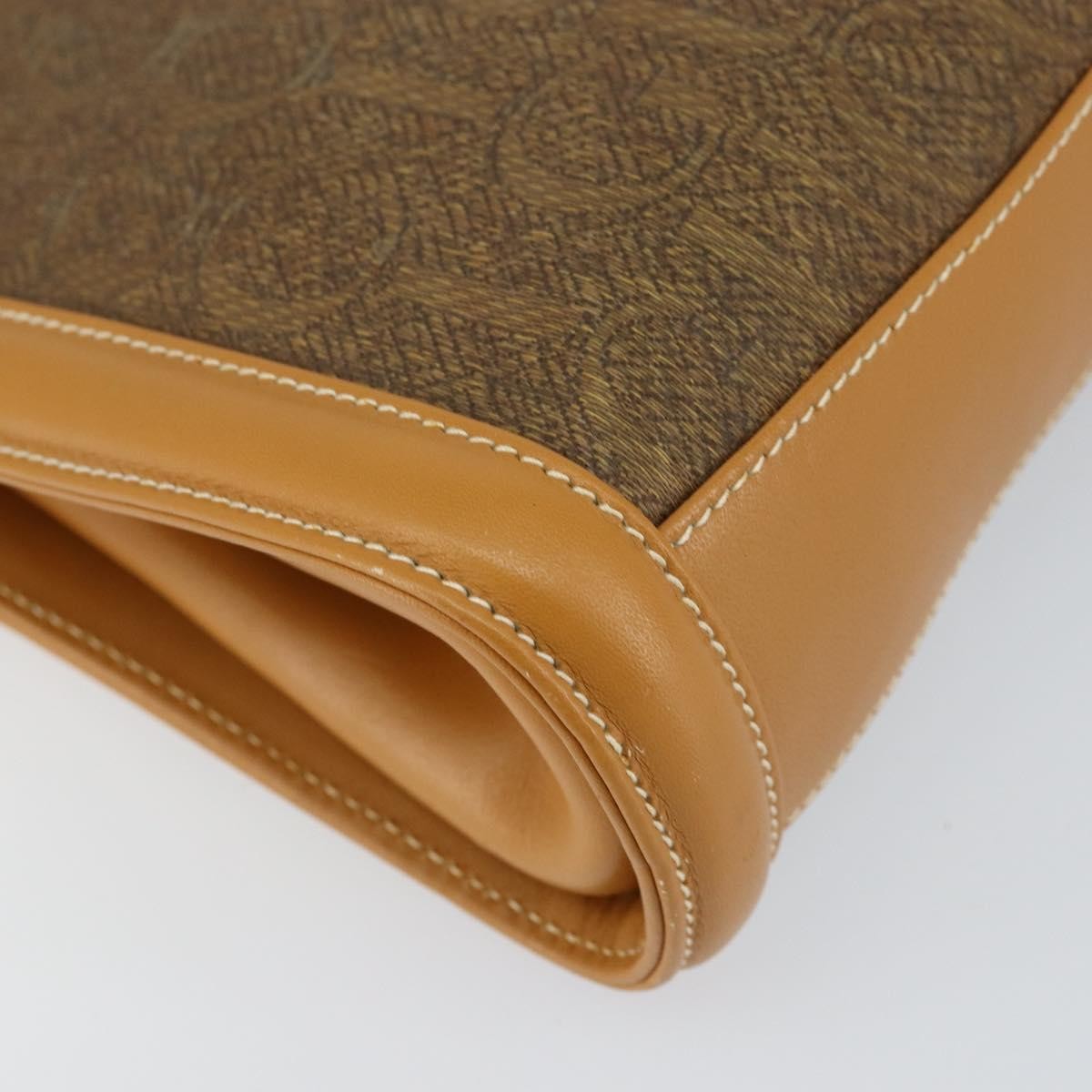 Gucci Vintage Shoulder Bag Canvas and Leather