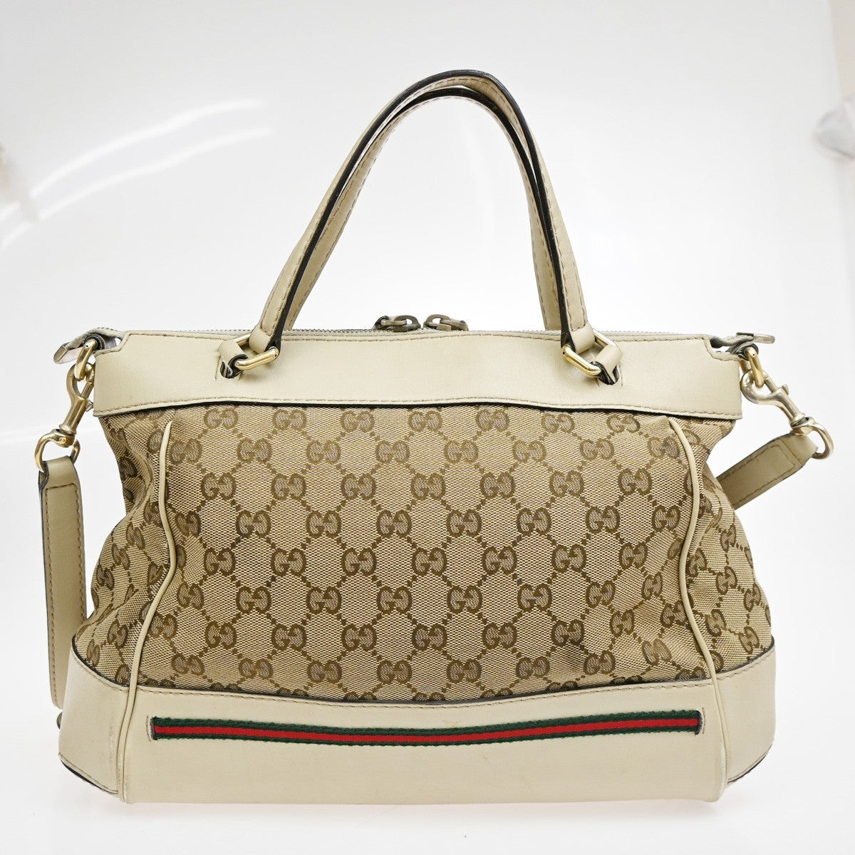 Gucci Mayfair Convertible Tote GG Canvas