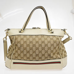 Gucci Mayfair Convertible Tote GG Canvas