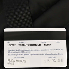 Prada Bomber Backpack Tessuto