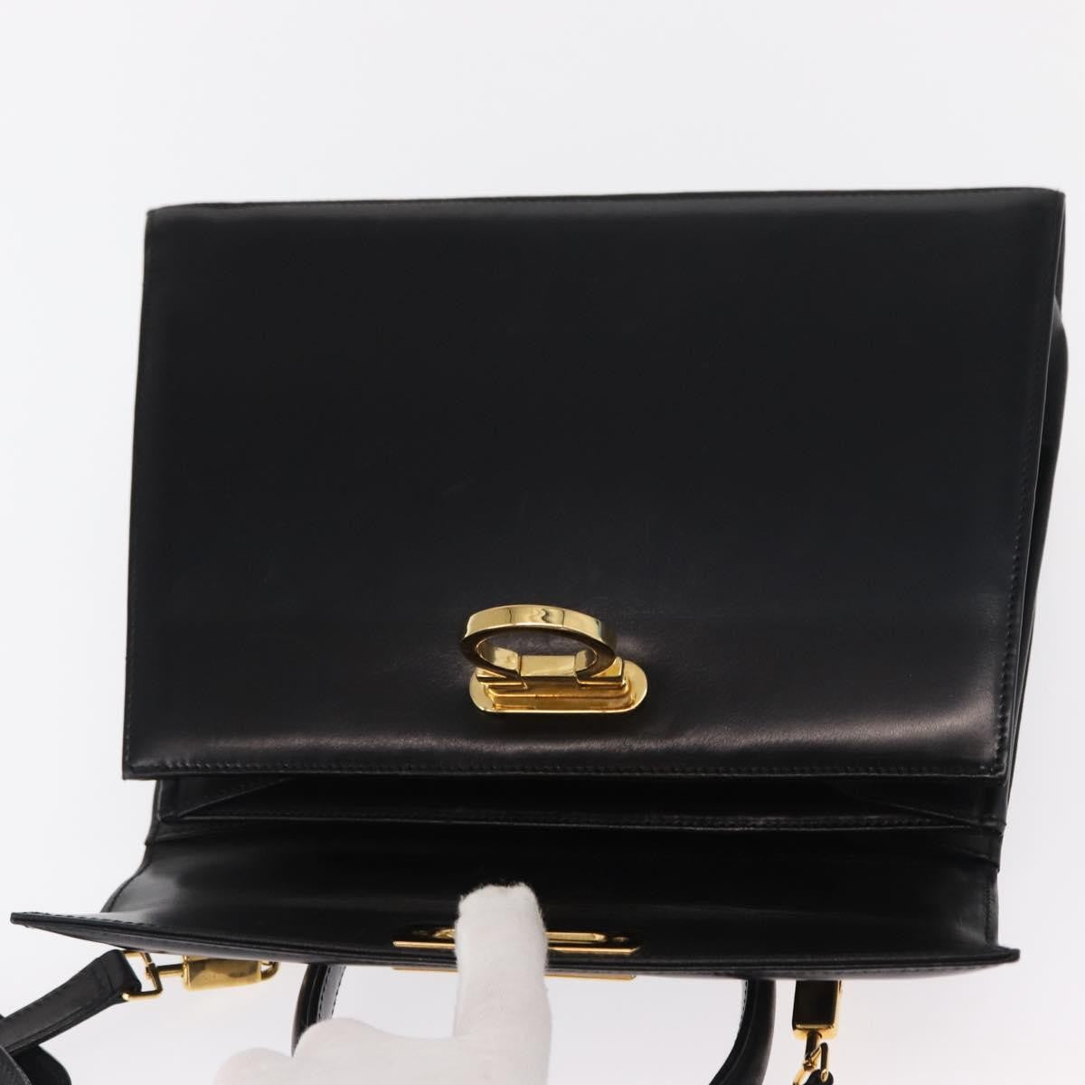 Salvatore Ferragamo Convertible Top Handle Bag Leather
