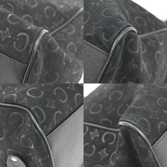 Celine C Macadam Handbag Suede