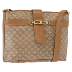 Celine Vintage Macadam Shoulder Bag Canvas