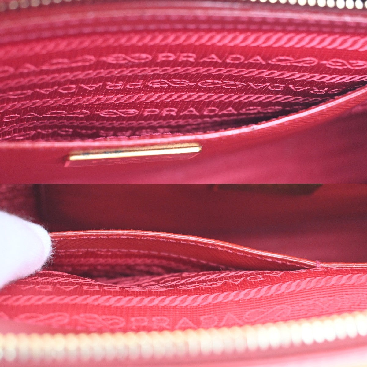 Prada Double Zip Lux Tote Saffiano Leather