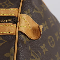 Louis Vuitton Sac Souple Handbag Monogram Canvas