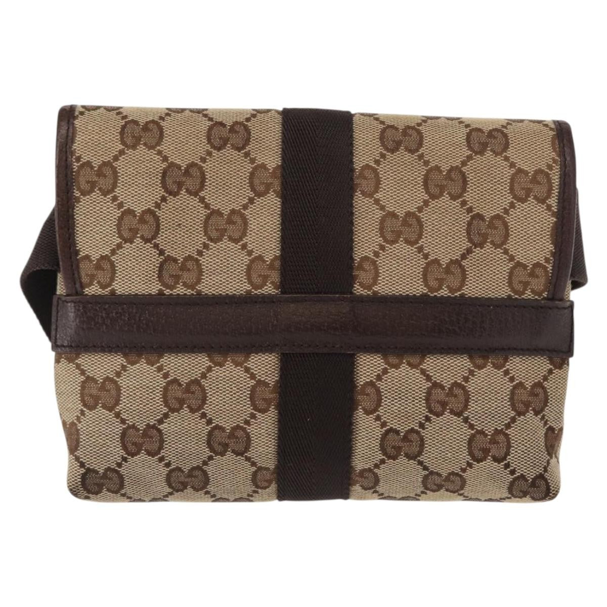 Gucci Buckle Belt Bag GG Canvas
