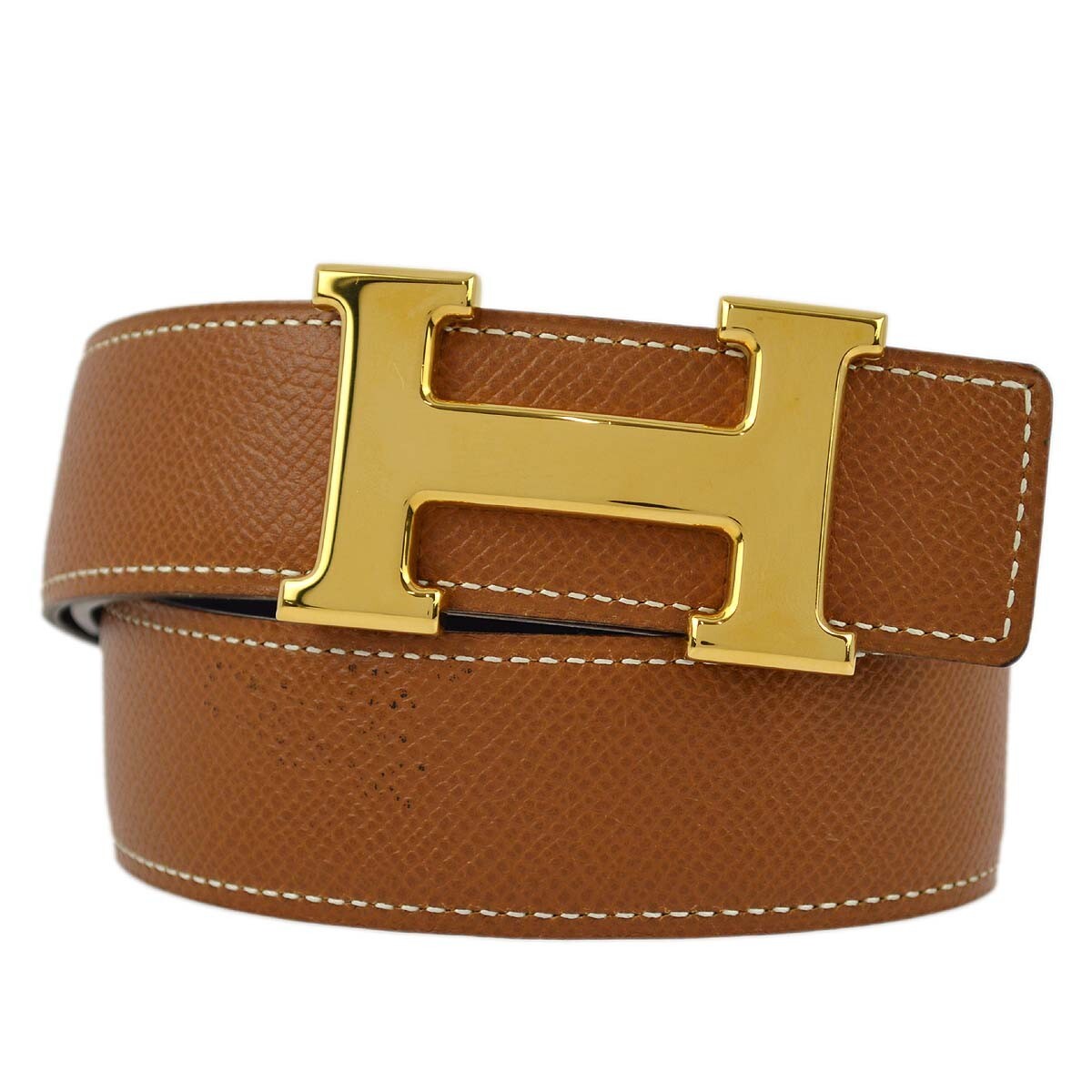 Hermes Constance Reversible Belt Leather