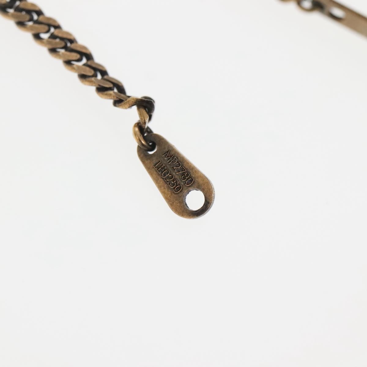 Louis Vuitton LV Wood Pendant Necklace Metal