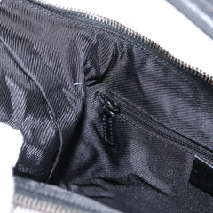 Gucci Vintage Shoulder Bag GG Canvas and Leather