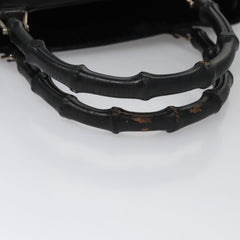 Gucci Vintage Bamboo Handle Bag Nylon