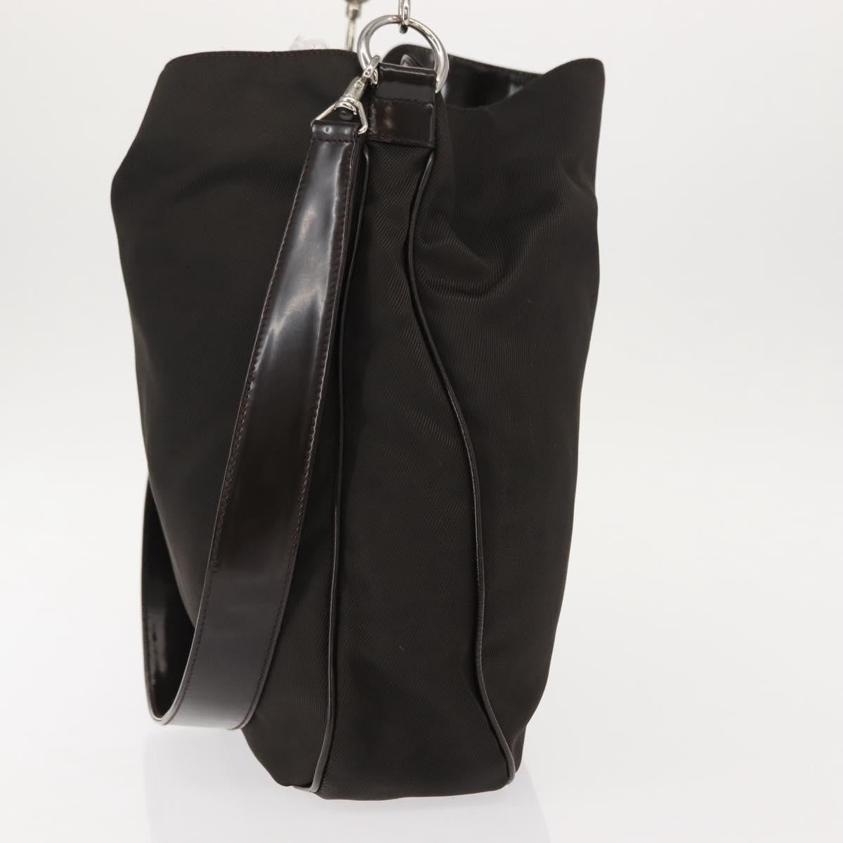 Gucci Vintage Bamboo Shoulder Bag Nylon