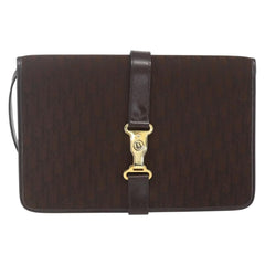 Christian Dior Vintage Trotter Shoulder Bag Canvas