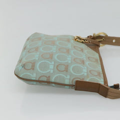 Salvatore Ferragamo Gancini Shoulder Bag Canvas