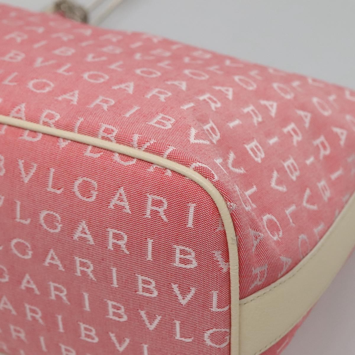 Bvlgari B.Zero1 Logomania Bag Canvas with Leather