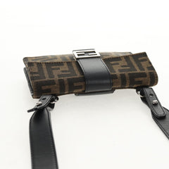 Fendi Baguette Convertible Belt Bag Zucca canvas