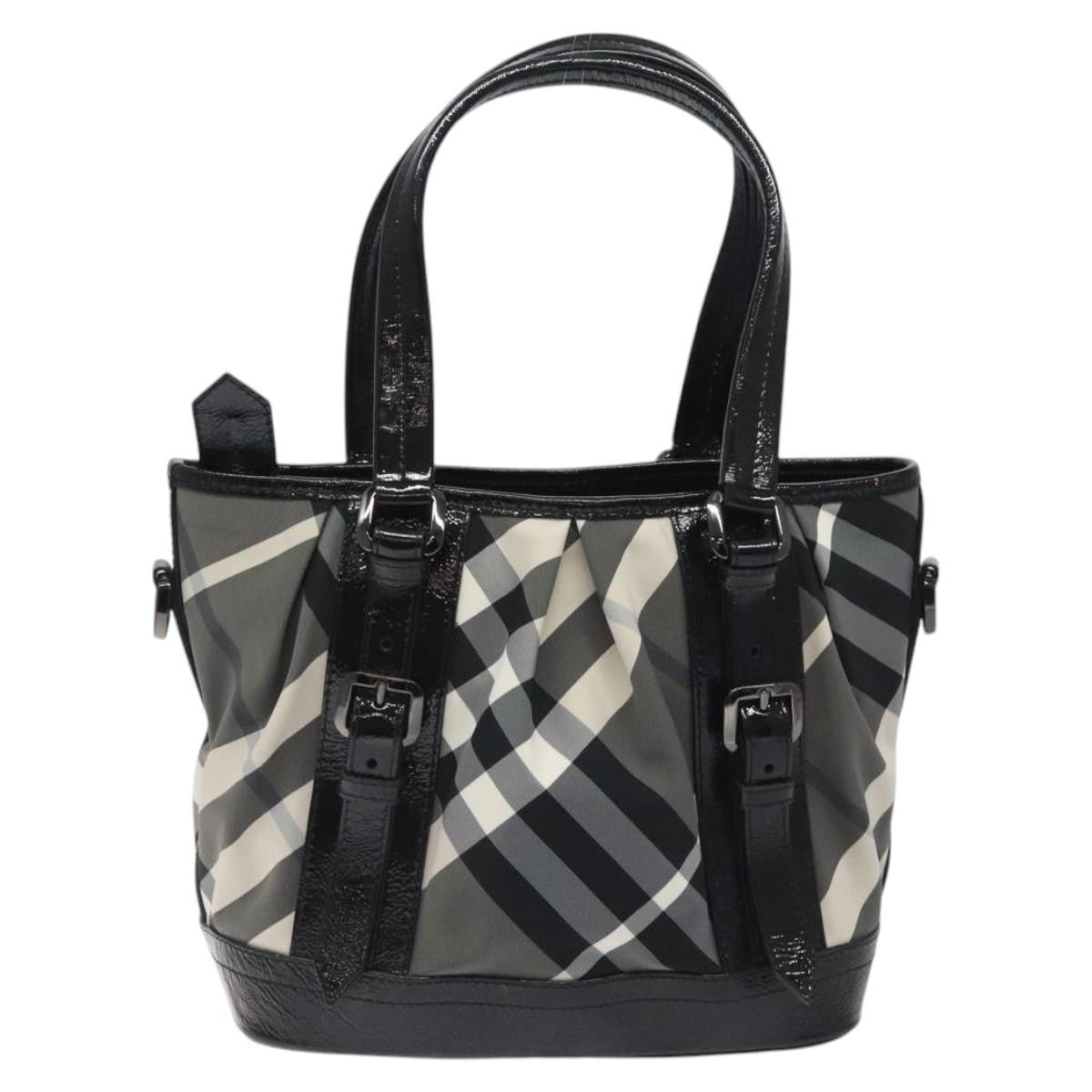 Burberry Lowry Convertible Tote Beat Check Nylon