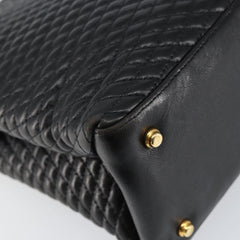 Bally Vintage Handbag Quilted Leather