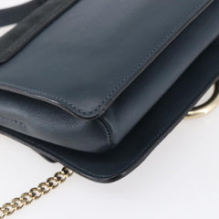 Chloe Faye Shoulder Bag Leather and Suede