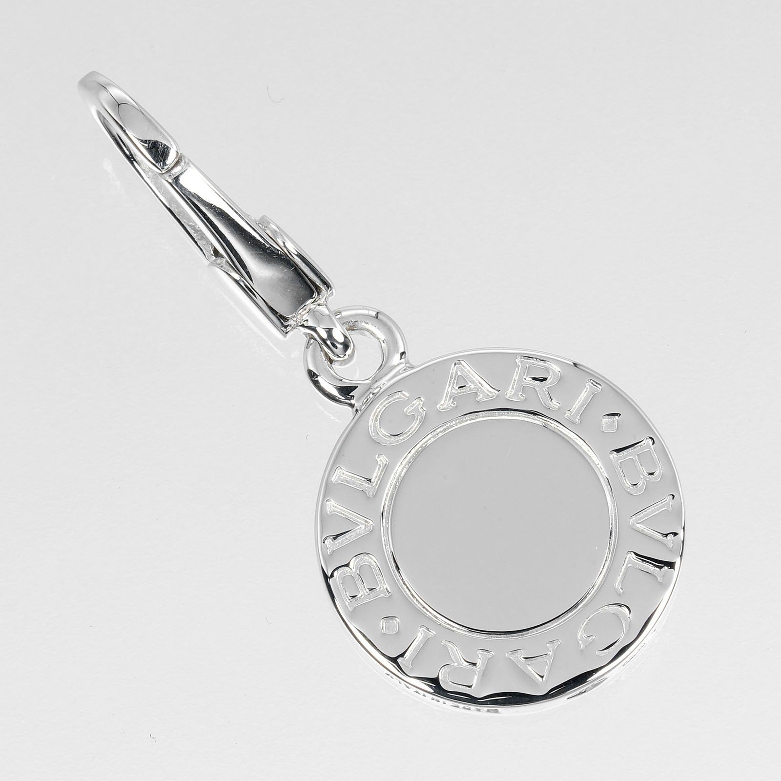 Bvlgari Bvlgari Bvlgari Pendant Charm 18K white gold