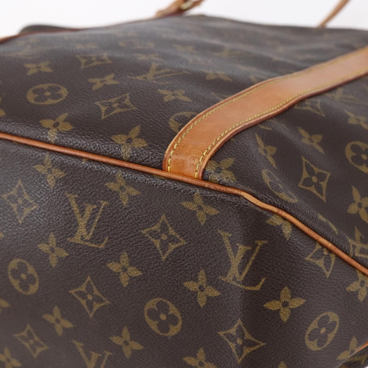 Louis Vuitton Shopping Sac Handbag Monogram Canvas