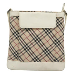 Burberry Zip Crossbody Bag Canvas