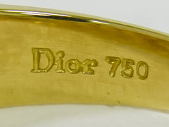Christian Dior CD ring Yellow Gold and Diamond