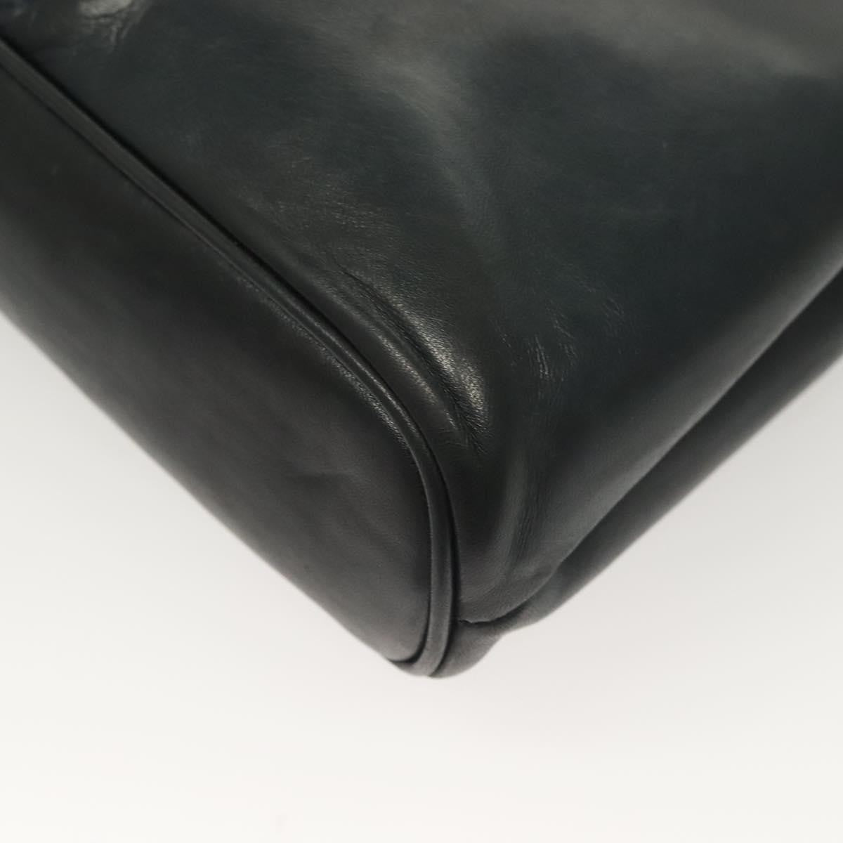 Bally Vintage Chain Shoulder Bag Quilted Leather